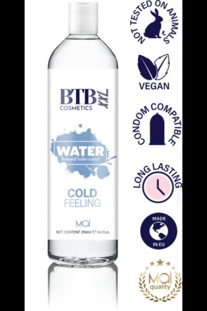 BTB Cosmetics - Lubrificante Base Acqua Effetto Freddo - 250 ml