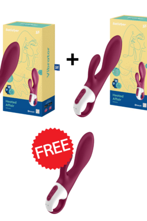 PROMO 2+1 Tester Omaggio - Satisfyer - Heated Affair - Bordeaux