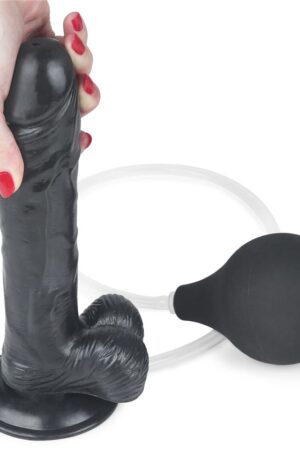 Dildo estremo squirting da 9'' - Nero