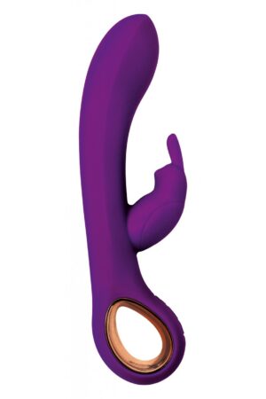 VIBRATORE ROTATORE STIMOLATORE CLITORIDEO PURPLE NYX