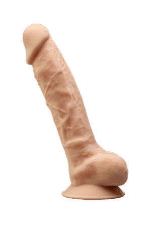 Silexd - Vibratore Premium Silicone Mod.1 8'' + Controllo Remoto - Color Carne