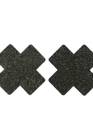 Oh Yeah - Pasties Adesivi con Glitter - Croce