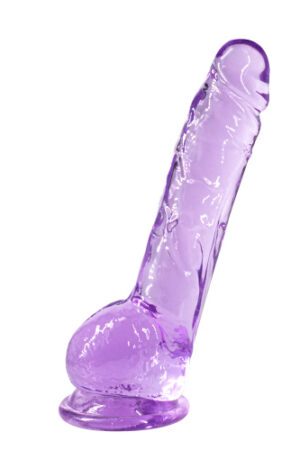 Lola Games - Dildo Trasparente Luminous - Viola