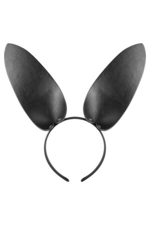 Fetish Tentation - Orecchie da Coniglio in Ecopelle - Nero
