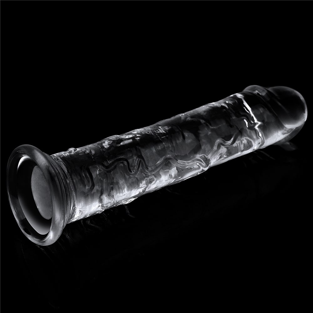 Dildo trasparente impeccabile da 7,0''