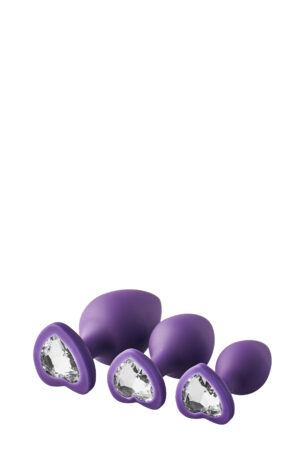 KIT DI ALLENAMENTO ANALE FLIRTS GEM STONE VIOLA