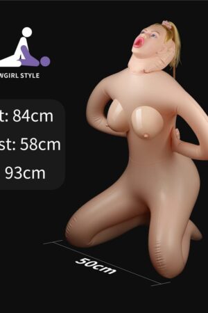 Bambola dell'amore in stile cowgirl in carne