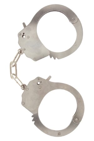 Manette in metallo argento