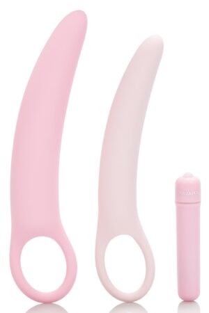 Set dilatatori vibranti 3 pezzi rosa