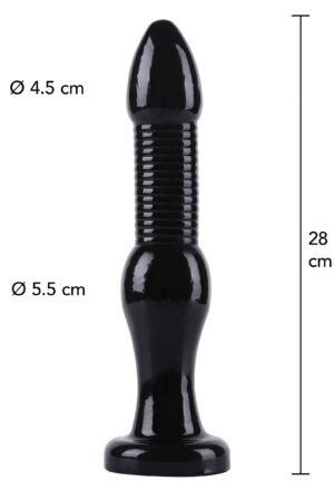 Intruso anale 28 cm nero
