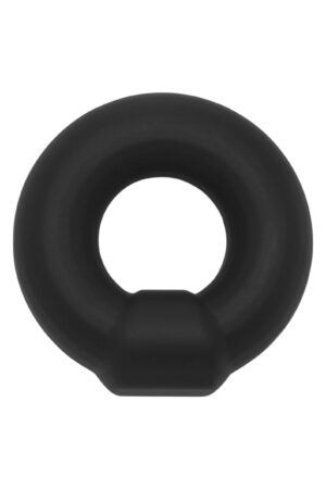 Anello a C con perno in silicone morbido nero