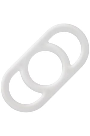 Anello Commander in silicone bianco