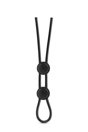 ANELLO PER IL PENE A DOPPIO ANELLO STAY HARD NERO