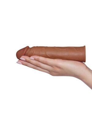 Manicotto per pene Pleasure X-Tender Marrone 1