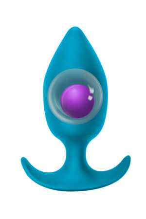 Lola Games - Plug Anale con Pallina in Metallo Insatiable - Blu