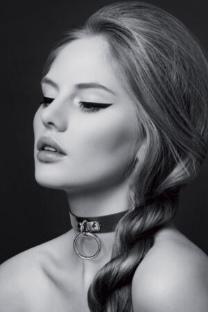 Bijoux Pour Toi - Collare con Anello - Nero