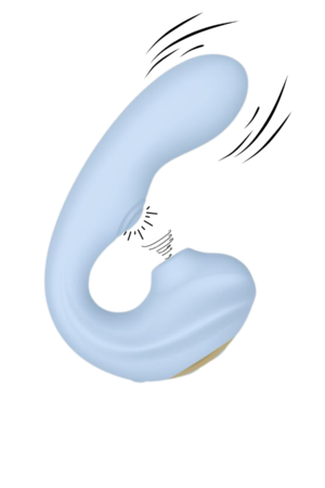 Winyi - Vibratore Flessibile Punto G con Tapping e Succhia Clitoride - Amanda