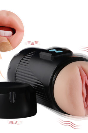 Xise - Masturbatore Doppio con Bocca e Vagina Vibrante