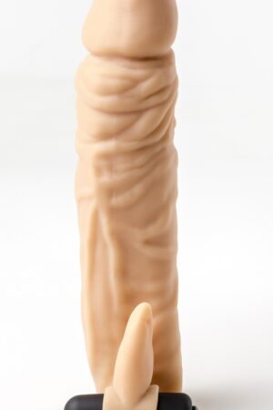 GUAINA PER PENE REALISTICA S4 CARNE 20 CM CON VIBRAZIONE