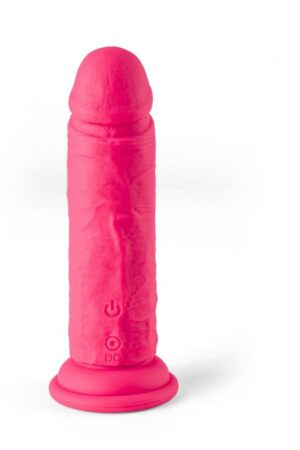 VIBRATORE REALISTICO R11 ROSA 14,4 CM CON TELECOMANDO