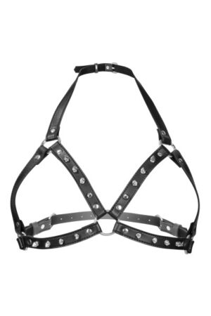 Fetish Tentation - Harness Donna con Borchie - Nero