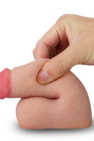 Cazzo floscio da 5 pollici, simile alla pelle