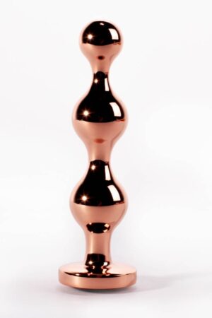 Plug anale in metallo con gemma dorata X-Men Secret Shine Booty Call