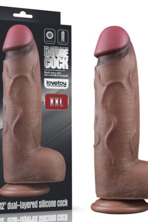 Pene in silicone a doppio strato da 12'' XXL