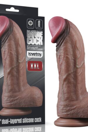 Pene in silicone a doppio strato da 11'' XXL