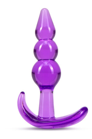 B YOURS PLUG ANALE A TRIPLA PERLA VIOLA