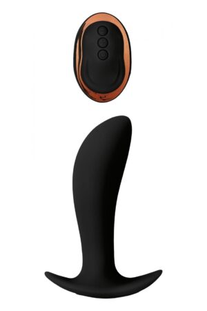 VIBRATORE PROSTATICO ATTIS NERO CON TELECOMANDO