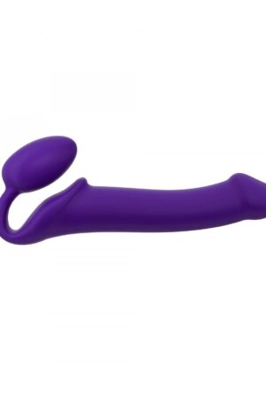 IMBRACATURA DILDO STRAP-ON FLESSIBILE MORBIDO SILICONE VIOLA L