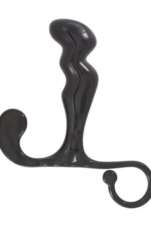 Massaggiatore per la prostata con spina di alimentazione nero