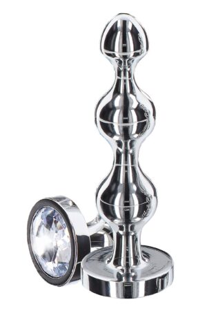 Perline a forma di stella di diamante, medie, argento