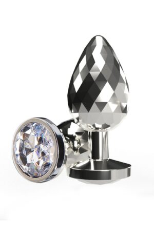 Disco Diamond Plug Piccolo argento