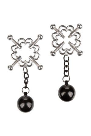 Pressa per capezzoli con peso a 4 punti argento