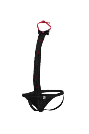 Perizoma in pizzo MOB Tuxedo nero