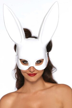 Maschera da coniglio in maschera bianca
