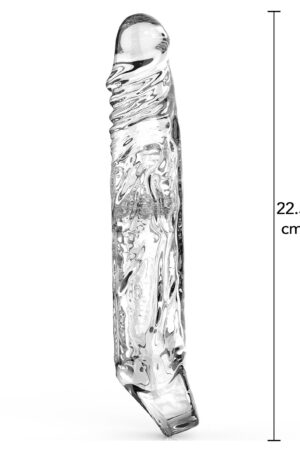 Manicotto di prolunga TPE XL 22,5 cm trasparente