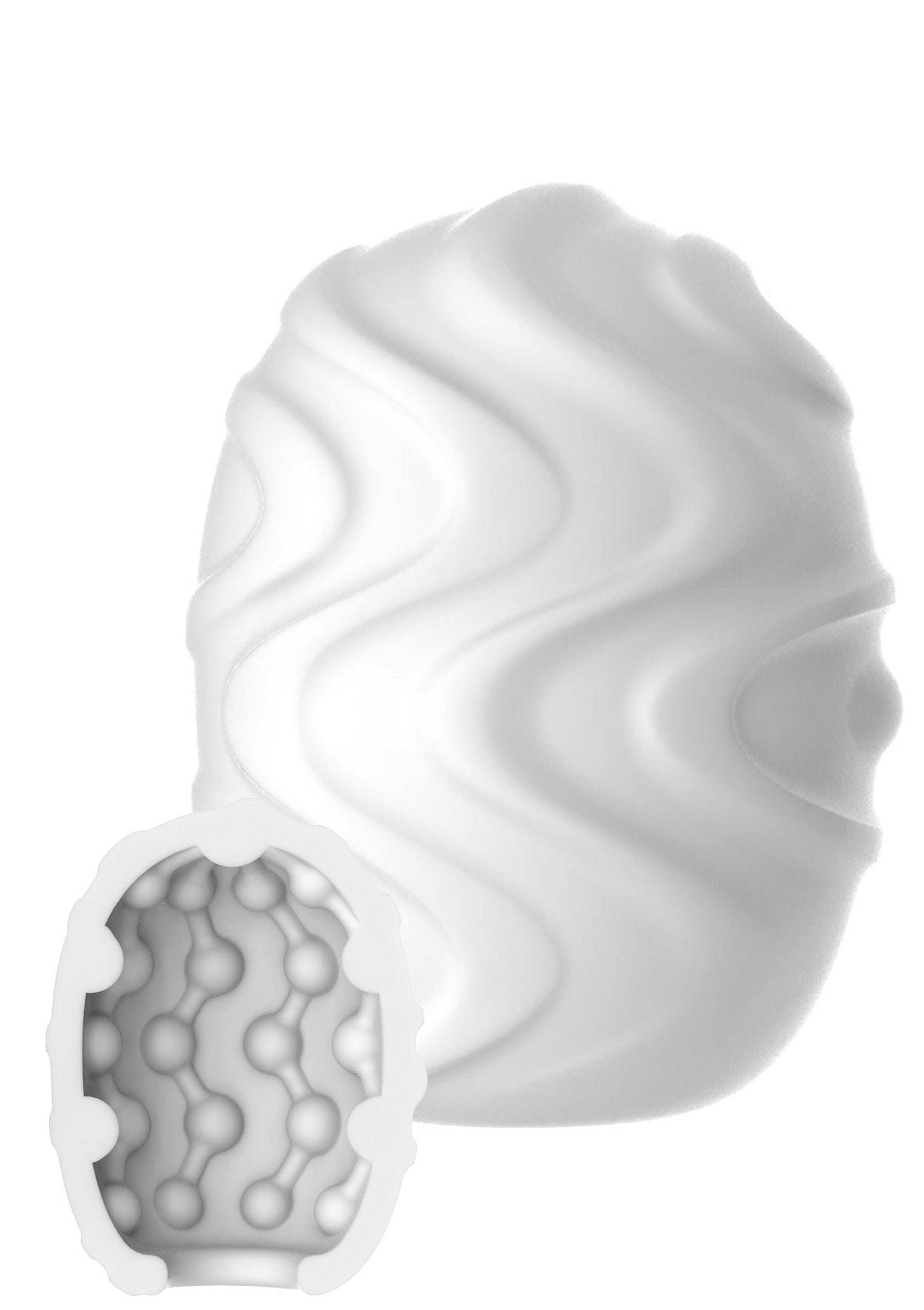 Mini Masturbatore Art bianco