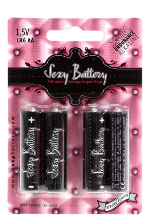 BATTERIA SEXY ALCALINE 4 PEZZI BLISTER AA