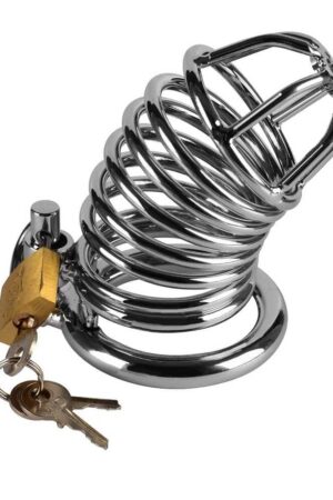 Gabbia di castità in metallo