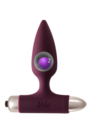 Lola Games - Plug Anale Vibrante con Pallina in Metallo Glory - Rosso