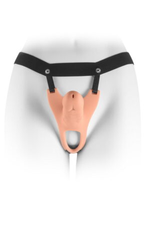 VSC Novelty - Strap-on con Dildo Cavo (Hollow) - 6 - Color Carne