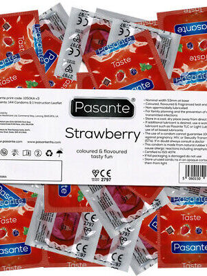 Pasante - Preservativi Strawberry Crush - Sacchetto da 144 Pezzi