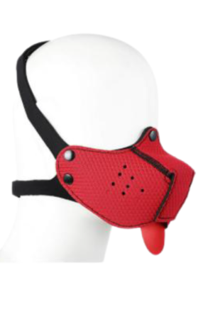 VSC Novelty - Maschera da Cane - Rossa