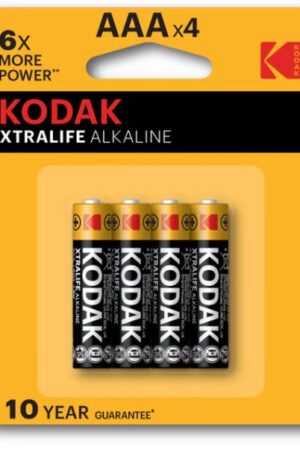 Kodak XTRALIFE Alk AAA 10x4 assort