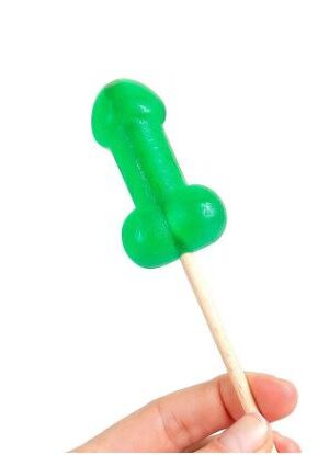 Secret Play - Lecca Lecca Effetto Freddo a Forma di Pene - gusto Menta