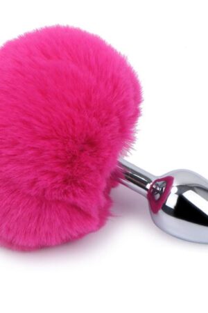 Fantasy Toys - Plug con Pon Pon - Fucsia