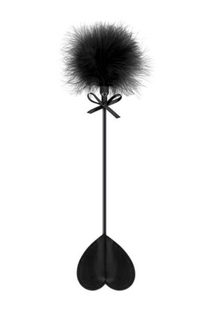 Sweet Caress - Frustino con Pon Pon - Nero